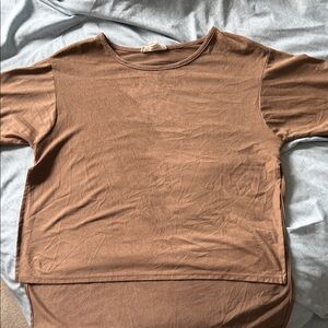 Sun & Shadow Brown Blouse